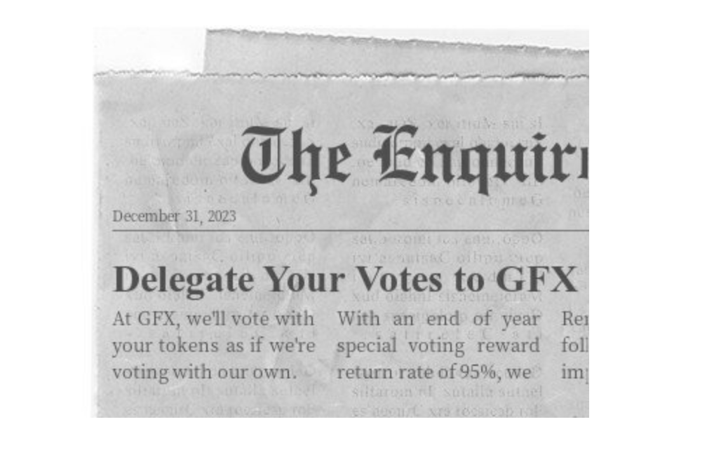Delegation advertisement coming soon to your local periodical. Generated using fodey.com